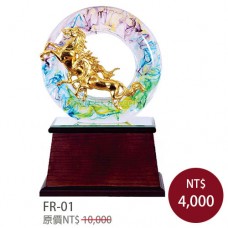 FR-01琉璃雕塑(金箔)